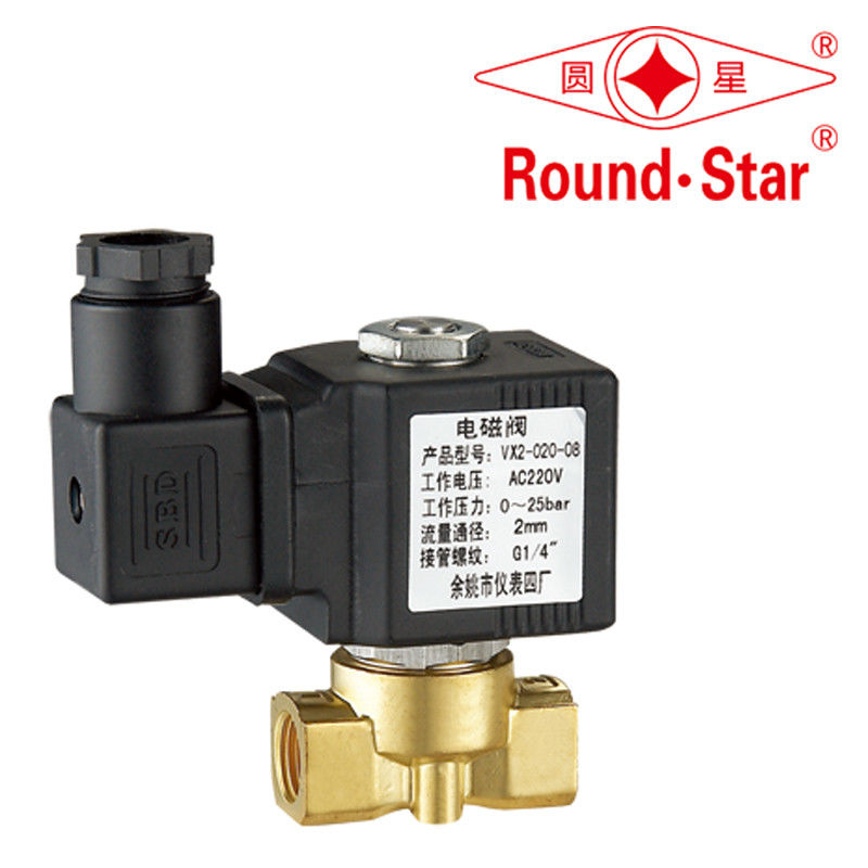 asco brass miniature solenoid valve direct acting normally closed NC 1