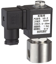 stainless steel miniature solenoid valve direct acting normally closed NC ac220v 230v