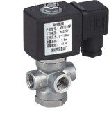 1/4 Inch 3 Way Miniature Solenoid Valves 240VAC Direct Acting Normally Open