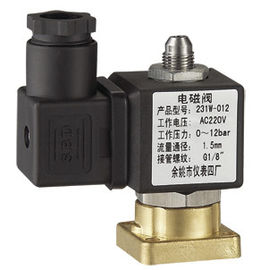 231W brass 3-way plate type 1 / 8 " miniature solenoid valve direct acting normally closed NC AC220 230 240