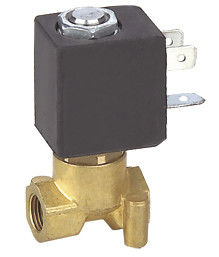 Brass Electric Coffee Machine Solenoid Valve Direct Acting 2MM Low Pressure