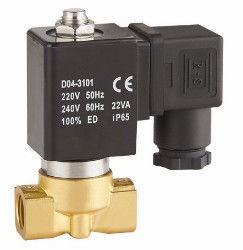 High Reliability Fast Acting 1/4 Inch Solenoid Valve Stainless Steel Direct Operated