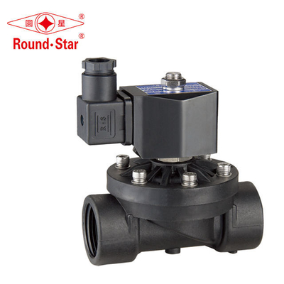 2W-SL Series 2-Way Plastic Solenoid Valve 1 Inch for Water and Air