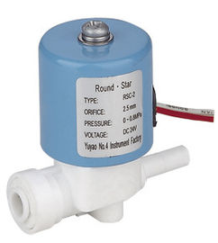 Custom 2L Mini RO Water Machine Plastic Solenoid Valve With Quick Connector