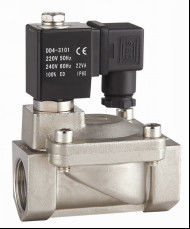 Stainless 2 Way Solenoid Water Valve , 3/8” Electric Solenoid Valve For Water