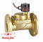 Normally Open Brass Hot Water Solenoid Valve 12V 2 Way For Steam Application