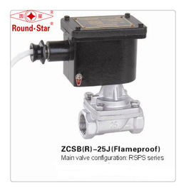 Stainless Steel Flameproof Explosion Proof Solenoid Valve With Steam Medium