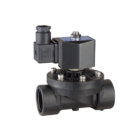1 Inch Plastic Solenoid Water Valve AC220V IP65 3-Year Warranty