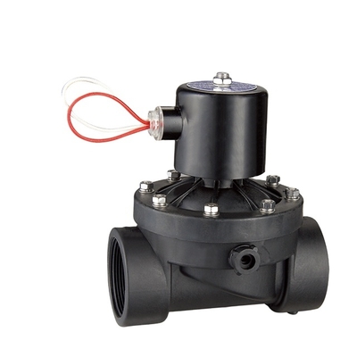 2WSL Plastic Water Solenoid Valve 1/2-2 Inch DC12V AC220V