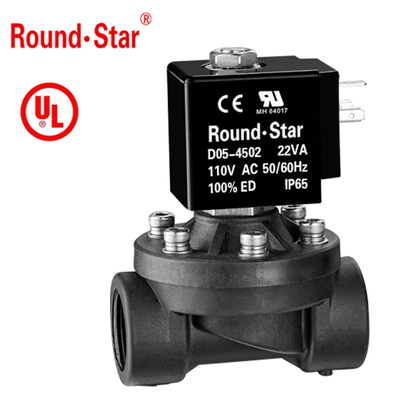 UL Certified Diaphragm Solenoid Valve 1/2-1 Inch AC220V DC24V