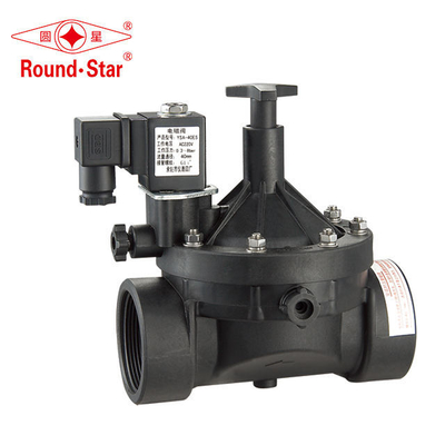 2W-SL Series 2-Way Plastic Solenoid Valve 1 Inch for Water and Air