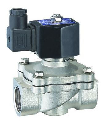 Stainless Steel Solenoid Valve DN65MM DN80MM 3INCH Thread Type with Diaphragm Structure