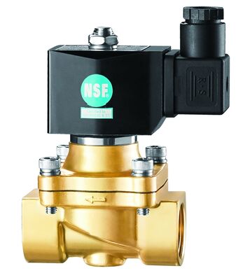N2W Series NSF Certified Big Size Direct Acting Solenoid Valve 3/8'-2' AC220V DC24V Normally Closed Normally Open