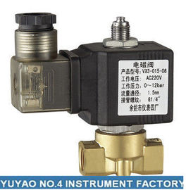 Stainless Steel 3 Way Solenoid Valve Normally Open , High Pressure 1/4'' Solenoid Valve